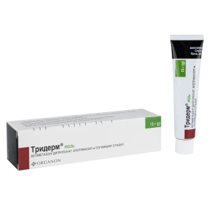 Тридерм мазь туба 15 г