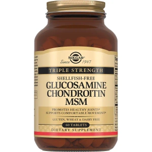Solgar Комплекс глюкозамина, хондроитина и МСМ таблетки №60