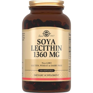 Solgar Натуральный соевый лецитин капсулы №100