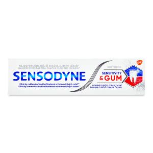 Зубная паста Sensodyne для чувствительных зубов защита десен отбеливающая 75 мл