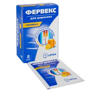 Фервекс для дорослих порошок для орального розчину саше №8