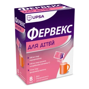 Фервекс для детей порошок для орального раствора саше №8