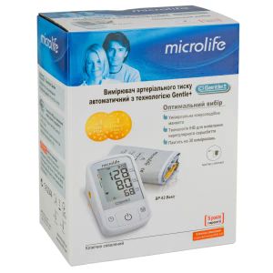 Автоматический тонометр на плечо Microlife BP A2 Basic с адаптером