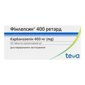 Финлепсин 400 ретард таблетки пролонгированного действия 400 мг №50