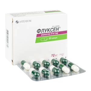 Флуксен капсули 20 мг №30
