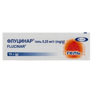 Флуцинар гель 0,25 мг/г туба 15 г