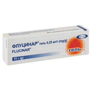 Флуцинар гель 0,25 мг/г туба 15 г