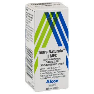 Средство для увлажнения глаз Искусственные Слезы Tears Naturale II MED 15 мл
