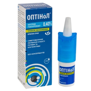 Оптінол краплі очні 0,40 % 10 мл
