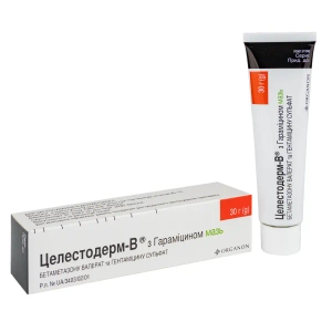 Целестодерм-В з гараміцином мазь туба 30 г