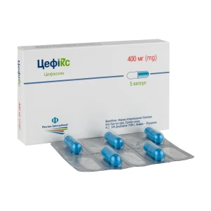 Цефікс капсули 400 мг №5