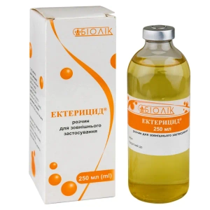 Ектерицид розчин для зовнішнього застосування 250 мл пляшка
