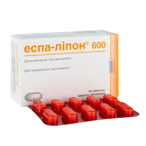 Еспа-Ліпон 600 таблетки вкриті оболонкою 600 мг №30