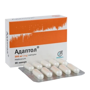 Адаптол капсулы 300 мг блистер №20