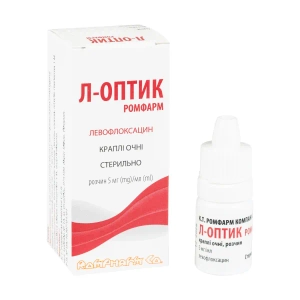 Л-оптик Ромфарм капли глазные раствор флакон 5 мг/мл
