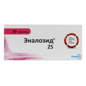 Эналозид 25 таблетки блистер №30