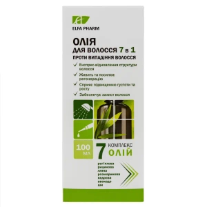 Масло для волос Elfa Pharm 7 масел 7в1 100 мл