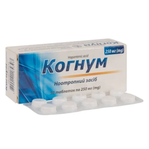 Когнум таблетки 250 мг блістер №50