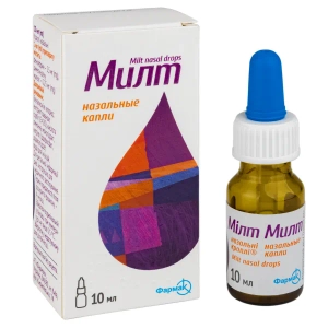 Милт назальные капли флакон 10 мл