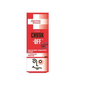 Гель Доктор Біокон Синяк-off для експрес-видалення синців з тонуючим ефектом 30 г