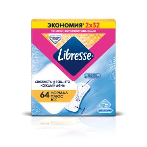 Прокладки щоденні Libresse нормал плюс №64