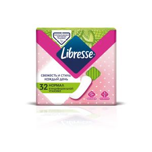 Прокладки женские гигиенические Libresse Daily Fresh Normal №32