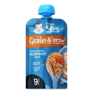 Молочная каша Gerber пшеничная с медом 110 г