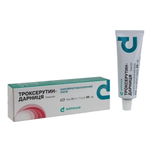 Троксерутин-Дарница гель 20 мг/г туба 30 г