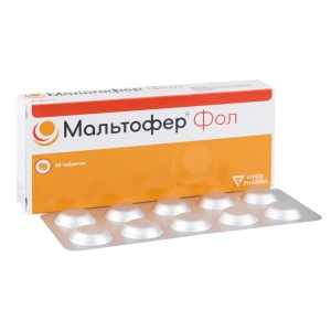 Мальтофер Фол таблетки для жевания блистер №30