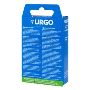Пластырь медицинский Urgo прочный с антисептиком 6 см х 1 м лента