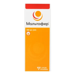 Мальтофер сироп 10 мг/мл флакон 150 мл