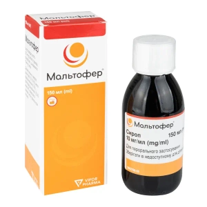 Мальтофер сироп 10 мг/мл флакон 150 мл