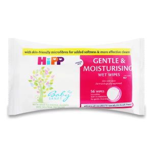 Детские влажные салфетки HiPP Babysanft с хлопком №56