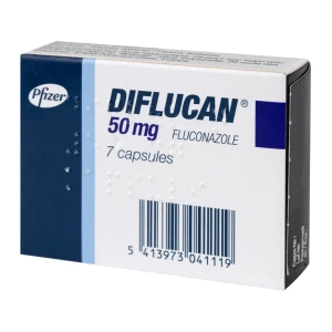 Дифлюкан капсули 50 мг блістер №7