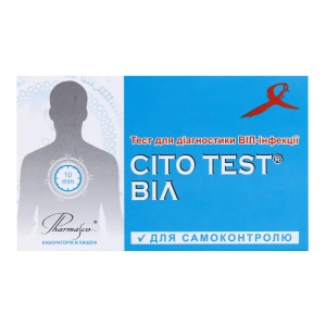 Cito test hiv 1/2 тест-система для виявлення ВІЛ 1 та 2 типів №1