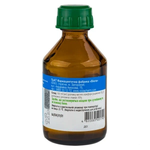 Спирт камфорний розчин спиртовий для зовнішнього застосування 10 % флакон скляний 40 мл