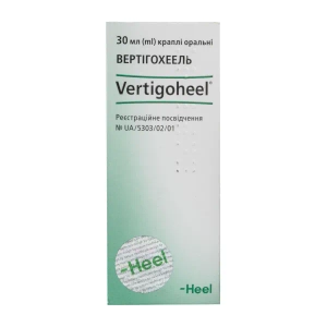 Вертігохеель краплі оральні флакон-крапельниця 30 мл