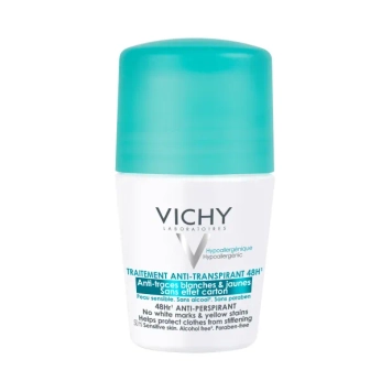 Шариковый дезодорант-антиперспирант Vichy 48 часов против белых следов и желтых пятен 50 мл