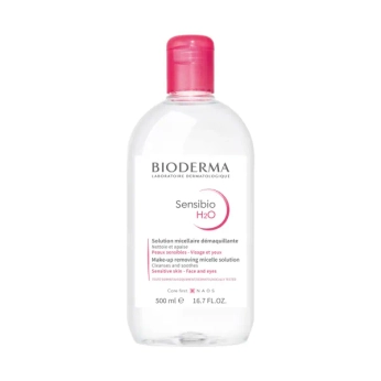 Міцелярний лосьйон Bioderma Sensibio Сансибіо H2O для чутливої шкіри обличчя та контуру очей 500 мл