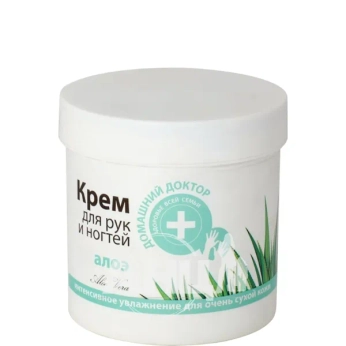 Крем для рук та нігтів Домашній Доктор алоэ 250 мл