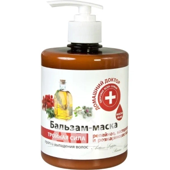 Бальзам-маска Домашній Доктор потрійна сила 500 мл