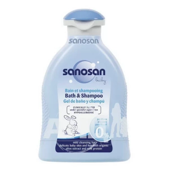 Дитячий шампунь-гель Sanosan Baby 2 в 1 200 мл
