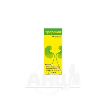 Уроренал краплі флакон 25 мл