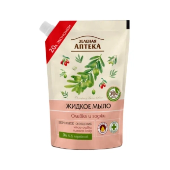Мило рідке Зелена Аптека оливка і годжі 460 мл