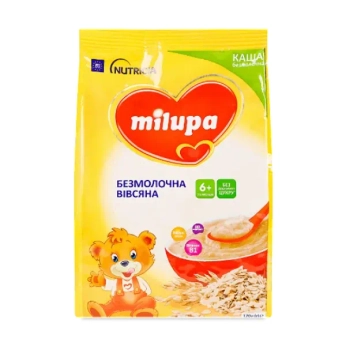 Каша безмолочная Milupa сухая быстрорастворимая овсяная 170 г