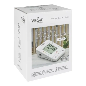 Автоматический тонометр VEGA VA-340
