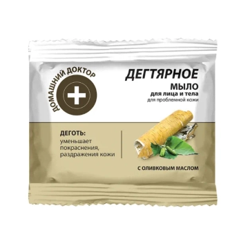 Мило для лица і тіла Домашній Доктор дігтярне 70 г