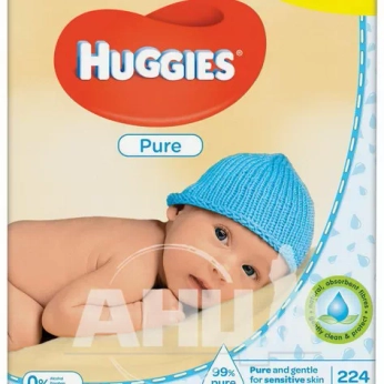 Вологі серветки Huggies pure №224