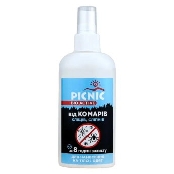 Лосьон от комаров и клещей Picnic Bio Active спрей 100 мл