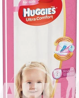 Підгузки дитячі гігієнічні Huggies Ultra Comfort 5 girl №56